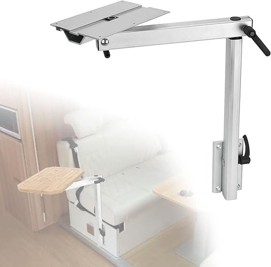 SROODTUO Removable Table Leg RV Accessories Detachable Height Adjustable Aluminum Alloy 360 Degree Rotation for Yachts RV Motorhome